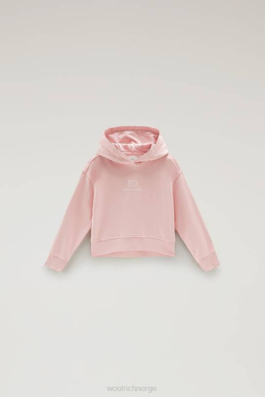g essensiell hettegenser i ren bomull godteri rosa jenter Woolrich klær 8PBN900