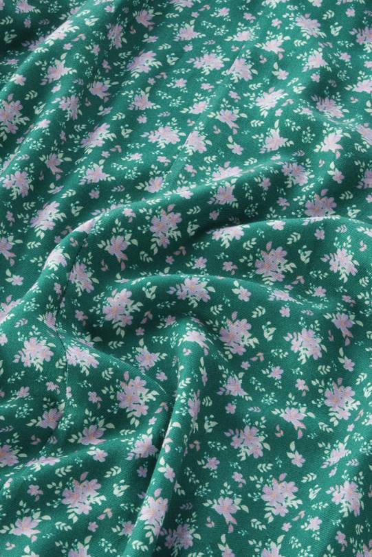 printet kjole med blomstermønster eviggrønne kvinner Woolrich klær 8PBN49