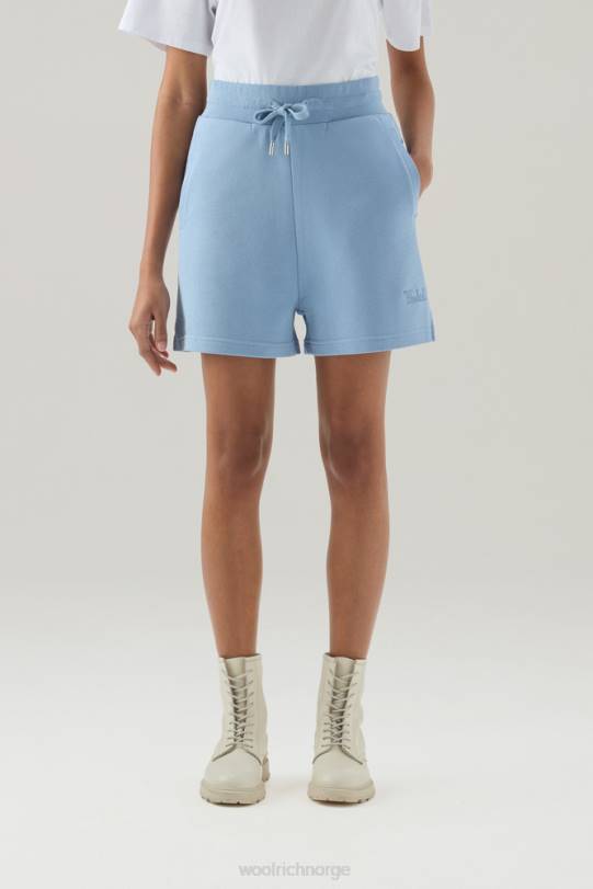 lette shorts i ren bomull blek indigo kvinner Woolrich klær 8PBN146