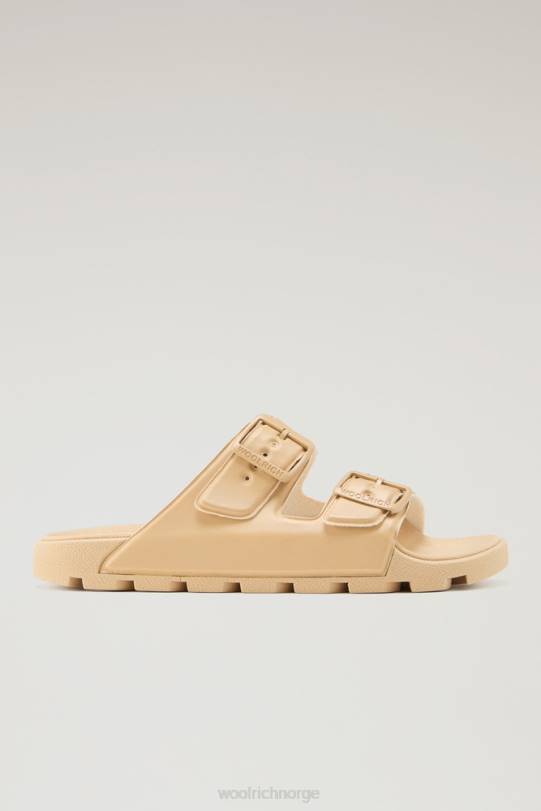 sandaler i vegansk skinn med spenner fersken kvinner Woolrich fottøy 8PBN202