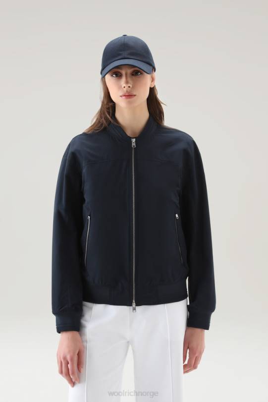 sommerbomber i urban touch melton blå kvinner Woolrich klær 8PBN38
