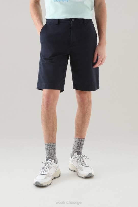 plaggfarget chino-shorts 1 melton blå menn Woolrich klær 8PBN379