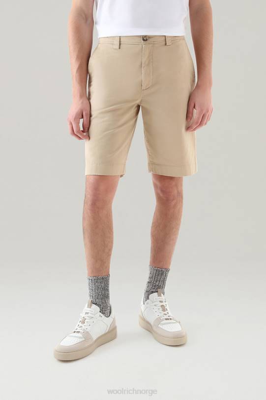 plaggfarget chino-shorts 2 strandsand menn Woolrich klær 8PBN559