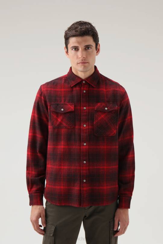 cruiser flanell rutete skjorte rød rute menn Woolrich klær 8PBN703