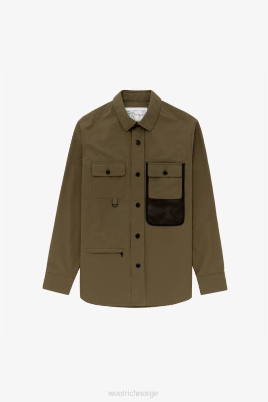 fluefiske skjorte-sikte leon dore utendørs grønt menn Woolrich klær 8PBN796