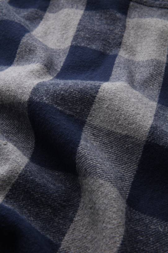 oxbow flanell rutete skjorte gråmelert bøffel menn Woolrich klær 8PBN648