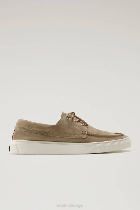 båtsko i semsket skinn beige menn Woolrich fottøy 8PBN380