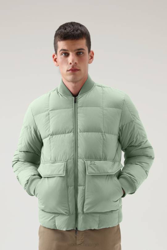 Heritage terrengbomber i taslan nylon ørkensalvie menn Woolrich klær 8PBN733