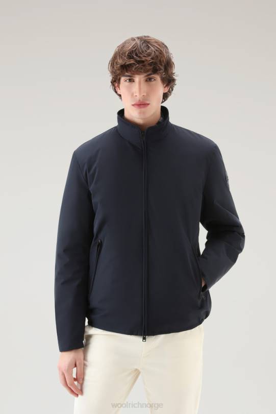 polstret seilbomber melton blå menn Woolrich klær 8PBN557