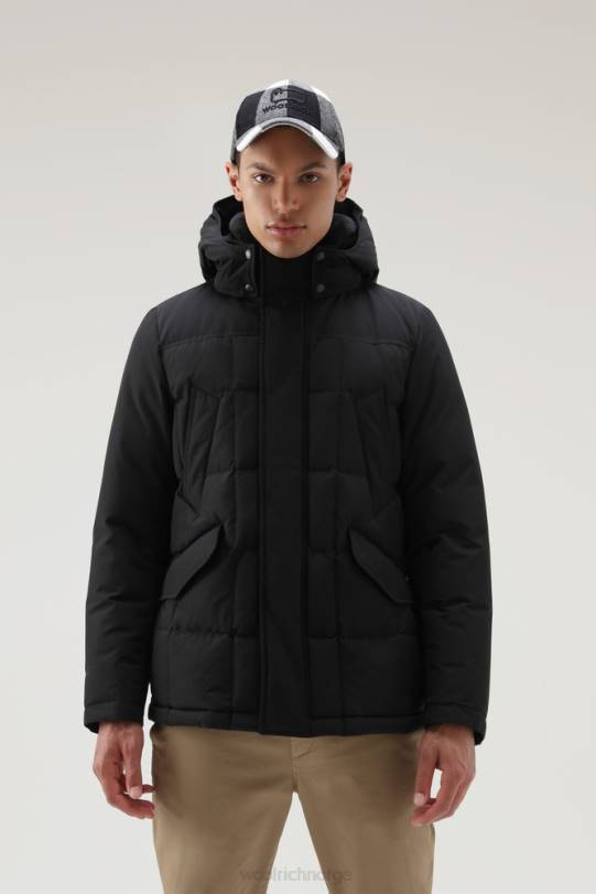 snøstorm jakke svart menn Woolrich klær 8PBN745