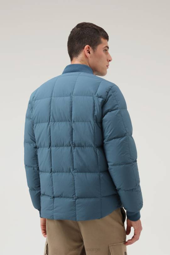 Heritage terrengbomber i taslan nylon blå innsjø menn Woolrich klær 8PBN645