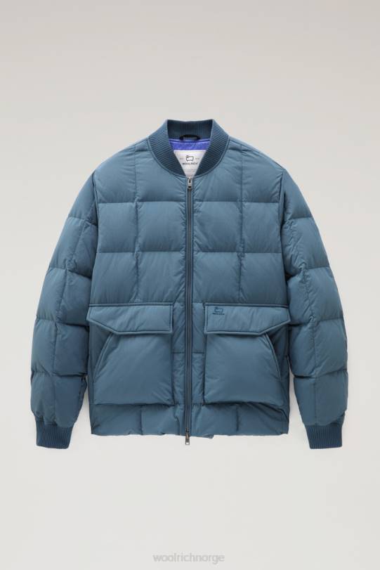 Heritage terrengbomber i taslan nylon blå innsjø menn Woolrich klær 8PBN645