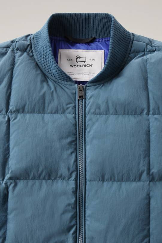 Heritage terrengbomber i taslan nylon blå innsjø menn Woolrich klær 8PBN645