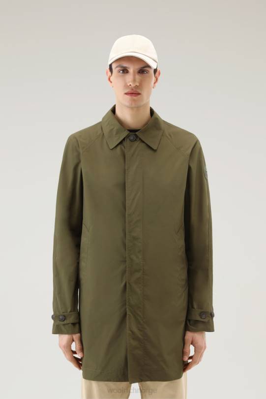 city ​​carcoat i urban touch mørk grønn menn Woolrich klær 8PBN486