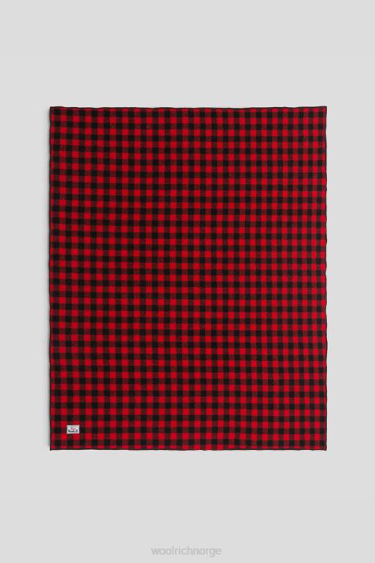 arkivull og sherpa buffalo ruteteppe rød bøffel unisex Woolrich tilbehør 8PBN647